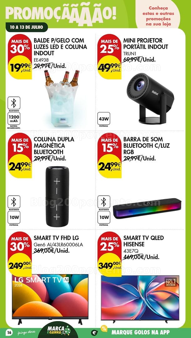 Antevisão Folheto PINGO DOCE Promoções Fim de Semana - 10 a 13 julho